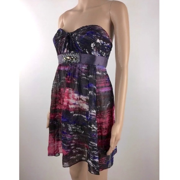 **BCBG SILK DRESS** - Picture 3 of 14